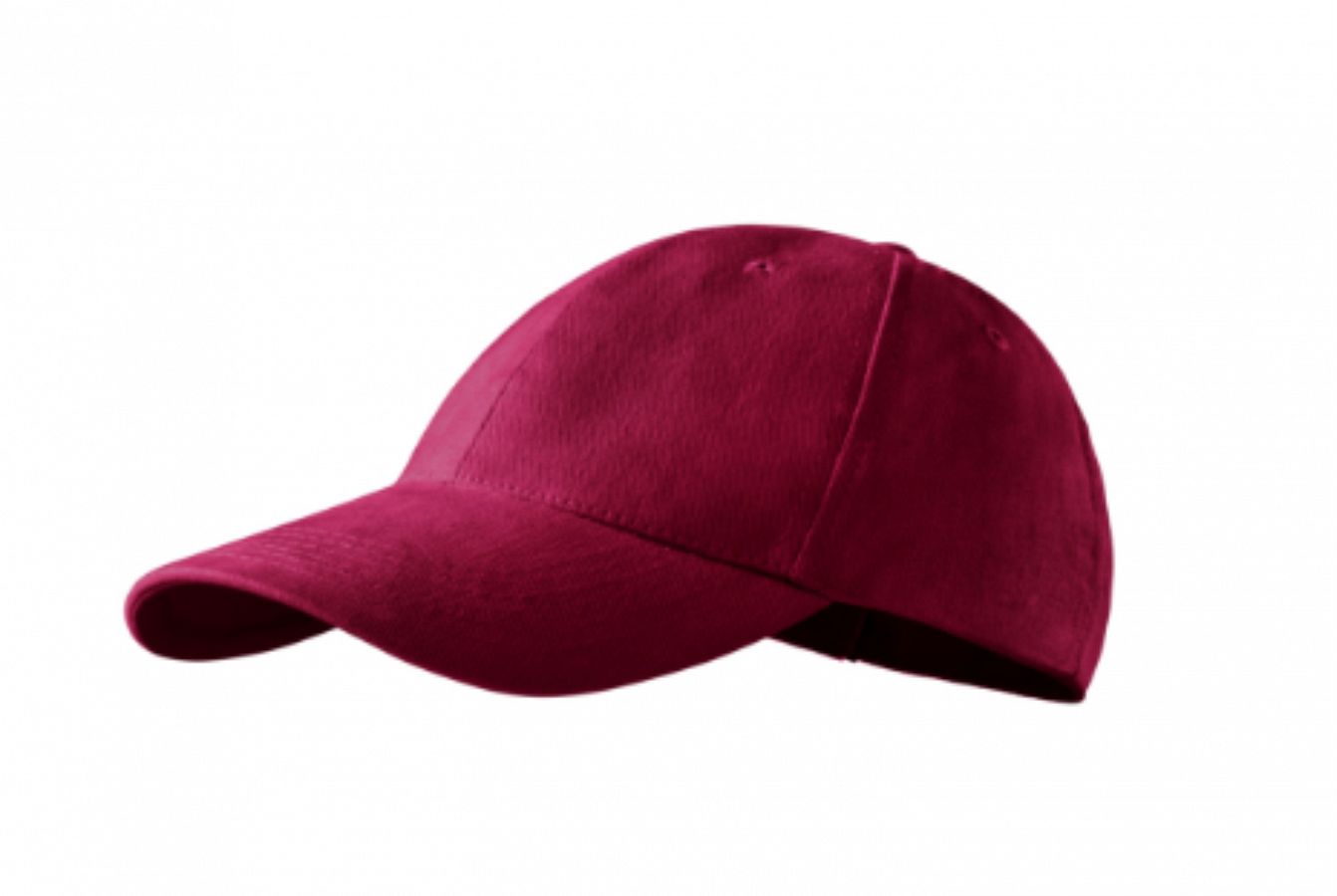 Čepice 305 6P garnet/nastavitelná - Obrázek Čepice 305 6P garnet/nastavitelná - Obrázek